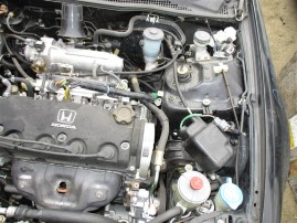 1993 HONDA CIVIC EX, CPE 1.6L 5SPEED, COLOR BLACK, STK A15215